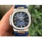 NAUTILUS-5726-COMPLICATED-SS-1-1-BEST-EDITION-BLUE-TEXTURED-DIAL-ON-BLUE-LEATHER-STRAP-A324 Replica