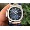 NAUTILUS-5726-COMPLICATED-SS-1-1-BEST-EDITION-BLUE-TEXTURED-DIAL-ON-BLUE-LEATHER-STRAP-A324 Replica