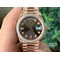 Rolex-DayDate-36mm-Dia-Pres-RG-RG-Brown-Diam-EWF-1-1-Best-Edition-Version Replica