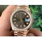 Rolex-DayDate-36mm-Dia-Pres-RG-RG-Brown-Diam-EWF-1-1-Best-Edition-Version Replica
