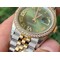 Rolex-Date-Just-36mm-Diamond-Green-Dial-SG-Strap-1-1-Best-Edition-Version Replica