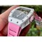 Richard-Mille-055-RM-055-White-Ceramic-on-Pink-Rubber-Strap Replica