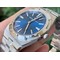 OVERSEAS-ULTRA-THIN-2000V-XF-BEST-EDITION-BLUE-DIAL-ON-SS-BRACELET-A1120 Replica