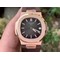 NAUTILUS-5711-RG-GRF-1-1-BEST-EDITION-GRAY-TEXTURED-DIAL-ON-BROWN-LEATHER-STRAP-324CS Replica