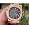 NAUTILUS-5711-RG-GRF-1-1-BEST-EDITION-GRAY-TEXTURED-DIAL-ON-BROWN-LEATHER-STRAP-324CS Replica
