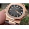 NAUTILUS-5711-RG-GRF-1-1-BEST-EDITION-GRAY-TEXTURED-DIAL-ON-BROWN-LEATHER-STRAP-324CS Replica