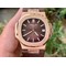 NAUTILUS-5711-RG-GRF-1-1-BEST-EDITION-BROWN-TEXTURED-DIAL-ON-BROWN-LEATHER-STRAP-324CS Replica