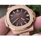 NAUTILUS-5711-RG-GRF-1-1-BEST-EDITION-BROWN-TEXTURED-DIAL-ON-BROWN-LEATHER-STRAP-324CS Replica