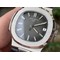 NAUTILUS-5711-RG-GRF-1-1-BEST-EDITION-GREY-TEXTURED-DIAL-ON-BLACK-LEATHER-STRAP-324CS Replica
