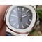 NAUTILUS-5711-RG-GRF-1-1-BEST-EDITION-WHITE-TEXTURED-DIAL-ON-BLACK-LEATHER-STRAP-324CS Replica
