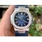 NAUTILUS-5711-RG-GRF-1-1-BEST-EDITION-BLUE-TEXTURED-DIAL-ON-BLACK-LEATHER-STRAP-324CS Replica