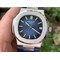 NAUTILUS-5711-RG-GRF-1-1-BEST-EDITION-BLUE-TEXTURED-DIAL-ON-BLACK-LEATHER-STRAP-324CS Replica