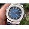 NAUTILUS-5711-RG-GRF-1-1-BEST-EDITION-BLUE-TEXTURED-DIAL-ON-BLACK-LEATHER-STRAP-324CS Replica