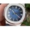 NAUTILUS-5711-RG-GRF-1-1-BEST-EDITION-BLUE-TEXTURED-DIAL-ON-BLACK-LEATHER-STRAP-324CS Replica