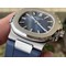 NAUTILUS-5711-RG-GRF-1-1-BEST-EDITION-BLUE-TEXTURED-DIAL-ON-BLACK-LEATHER-STRAP-324CS Replica