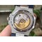 NAUTILUS-5711-RG-GRF-1-1-BEST-EDITION-BLUE-TEXTURED-DIAL-ON-BLACK-LEATHER-STRAP-324CS Replica