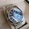 Roler-Data-Blue-Dial-on-Solid-Steel-Strap Replica