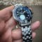 Omega-Seamaster-Blue-Dial-SS-Black Replica