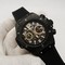 Hublot-Black-Gold-Chrono-Hight-Version-on-Black-Rubber-Strap Replica