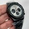 AP-White-Dial-Black-Solid-Strap-Chrono Replica