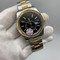 Rolers-Sky-Black-Dial-Gold-Strap-Steel Replica