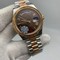 Roler-Data-Gold-Solid-Steel-Chocolate-Dial-Diamond Replica