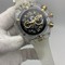 Hublot-bang-Glass-black-Gold-Chrono-Rubber-Strap Replica
