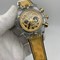 Hublot-Big-bang-Glass-Yellow-Gold-Chrono-Rubber-Strap Replica
