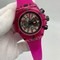 Hublot-bang-Glass-Pink-Gold-Chrono-Rubber-Strap Replica