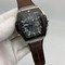 Hublot-Spirit-Black-Chrono-Hight-Version-on-Brown-Leather-Strap Replica