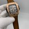 Hublot-Spiri-Gold-Chrono-Hight-Version-on-Brown-Leather-Strap Replica