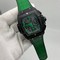 Hublot-Spirit-Black-Green-Chrono-Hight-Version-on-Green-Leather-Strap Replica