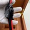 Breitling-Avenger-Black-Red-Chrono-High-Version-on-Black-Leather-Strap Replica