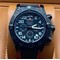 Breitling-Avenger-Black-Red-Chrono-High-Version-on-Black-Leather-Strap Replica