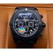Breitling-Chronomat-Black-Chrono-High-Version-on-Black-Leather-Strap Replica