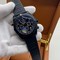Breitling-Chronomat-Black-Chrono-High-Version-on-Black-Leather-Strap Replica