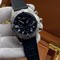 Breitling-Avenger-Black-Chrono-High-Version-on-Black-Leather-Strap Replica