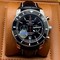 Breitling-Super-Ochean-Black-Chrono-High-Version-on-Black-Leather-Strap Replica