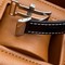 Breitling-Super-Ochean-Black-Chrono-High-Version-on-Black-Leather-Strap Replica
