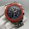 Breitling-Navitimer-Black-Red-Chrono-High-Version-on-SS-Strap Replica