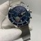 Breitling-Super-Ochean-Blue-Chrono-High-Version-on-Milan-SS-Strap Replica