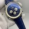 Breitling-Navitimer-Blue-Chrono-High-Version-on-Blue-Leather-Strap Replica