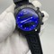 Breitling-Blue-Black-Chrono-High-Version-on-Black-Rubber-Strap Replica