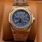 Audemars-Piguet-Blue-Dial-Perpetual-Calendar-High-Version-Gold Replica