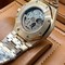 Audemars-Piguet-White-Dial-Perpetual-Calendar-High-Version-Gold Replica