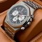 Audemars-Piguet-Royal-Oak-Chrono-Silver-Black-Dial-White-Chrono Replica