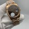 Roler-Data-Gold-Solid-Steel-Chocolate-Dial-Diamond Replica