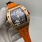 RMILL-Orange-Rubber-Strap-Gold-Dial-KVF Replica