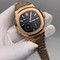Patek-Philippe-Nautilus-Black-Dial-Duble-Chrono-Gold Replica