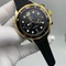 Omega-Seamaster-Chrono-Black-Gold Replica